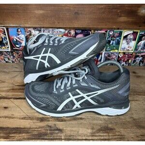 Asics 1012A147 GT-2000 7 Gray White Woman Running Shoes Size 9.5 Sneakers Casual